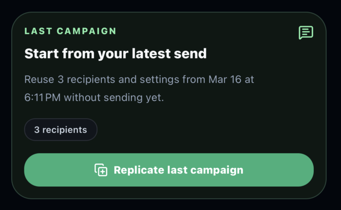 Pantalla de Chasy para replicar la ultima campana