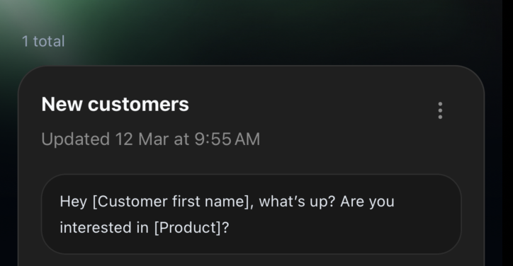 Preview de plantilla personalizada en Chasy